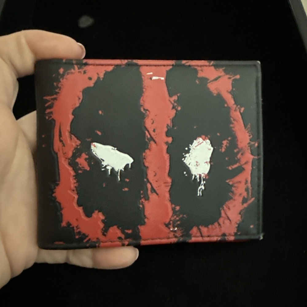 Deadpool Bi-Fold Wallet Marvel Comics X-Force X-Men Insignia‎ Logo New 4726